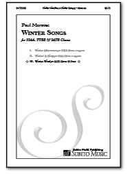 Winter: A Dirge (from Winter Songs) for SSAA Chorus, a cappella - Click Image to Close