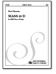 MASS in D for SATB Chorus & Organ - Click Image to Close
