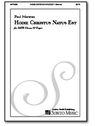 Hodie Christus Natus Est for SATB Chorus & Organ - Click Image to Close