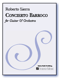 Concierto Barroco concerto for guitar & orchestra