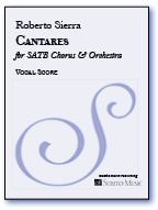 Cantares (vocal score) for SATB Chorus (divisi) & Orchestra