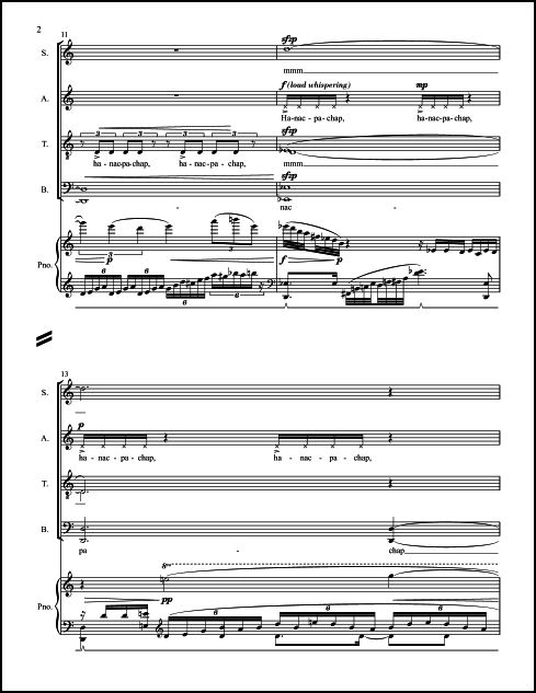 Cantares (vocal score) for SATB Chorus (divisi) & Orchestra