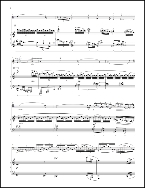 Sonata No. 2, Elegiaca for violoncello & piano - Click Image to Close