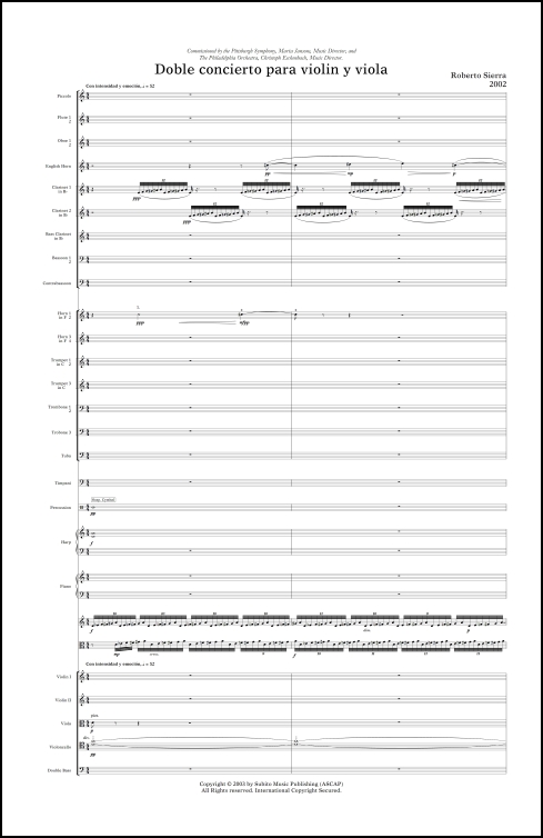 Doble Concierto para Violin y Viola double concerto for violin & viola - Click Image to Close
