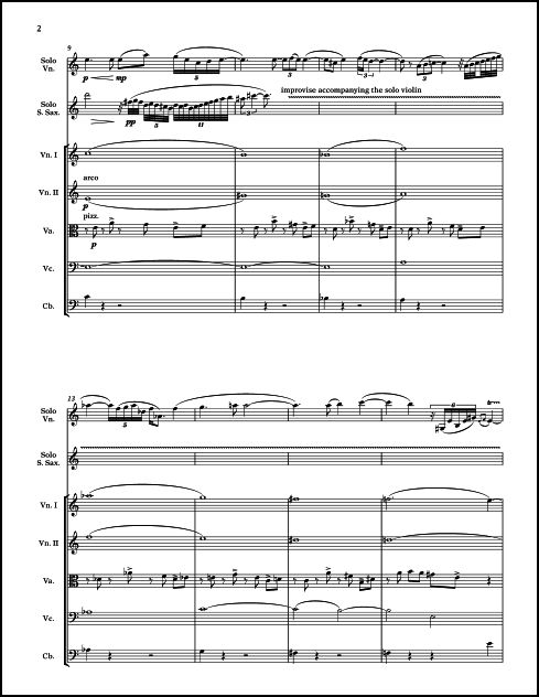 Caribbean Rhapsody for Solo Soprano & Tenor Saxophones & Chamber Orchestra - Click Image to Close