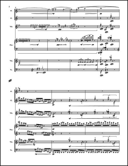 Caprichos for Flute, Clarinet, Percussion, Violin, Violoncello & Piano - Click Image to Close