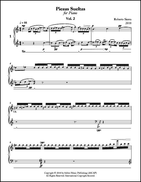 Piezas Sueltas (Vol. 2) for Piano - Click Image to Close