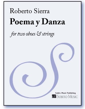 Poema y Danza for two oboes & strings - Click Image to Close
