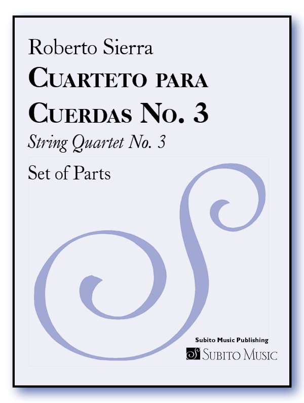 Cuarteto para Cuerdas No. 3 (String Quartet No. 3) for String Quartet - Click Image to Close