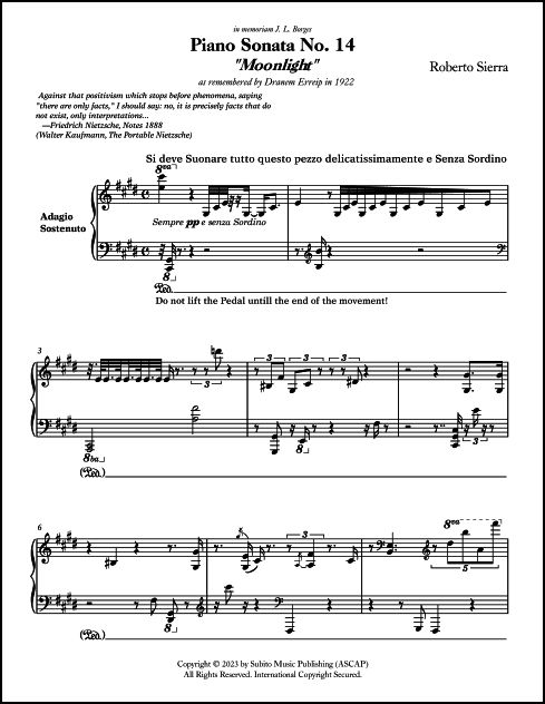 Piano Sonata No. 14 - Click Image to Close