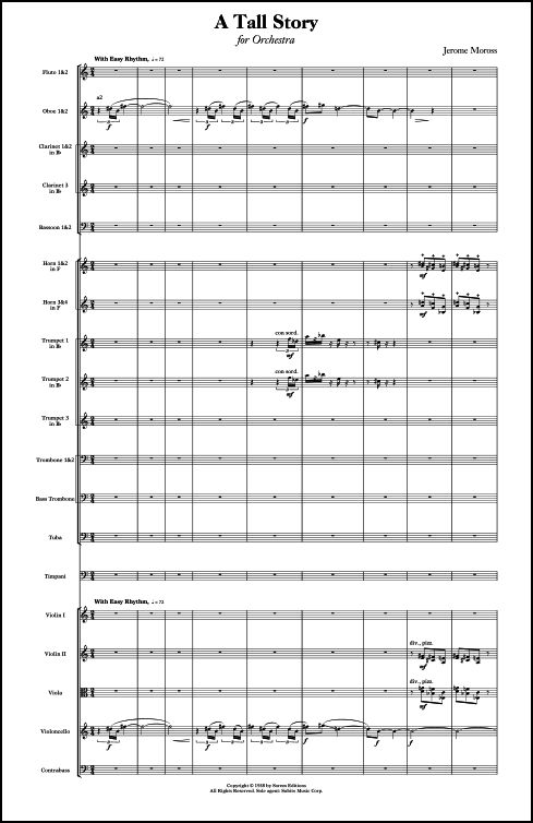 Tall Story, A for orchestra - Click Image to Close