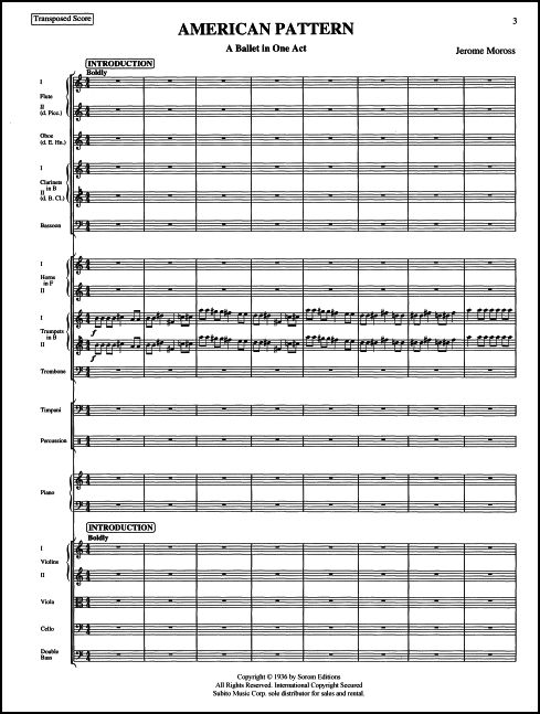 American Pattern for orchestra - Click Image to Close