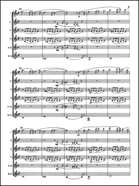 Sonatina for Clarinet Choir - Click Image to Close