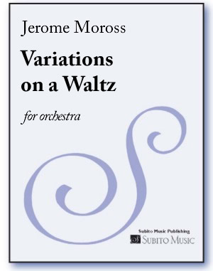 Variations on a Waltz for orchestra - Click Image to Close