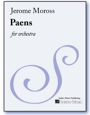 Paens for orchestra - Click Image to Close