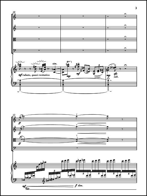 Piano Quintet 2012 for String Quartet & Piano - Click Image to Close