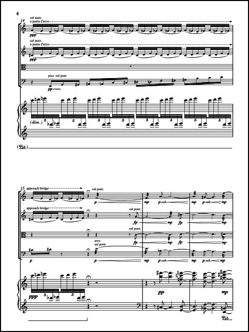 Piano Quintet 2012 for String Quartet & Piano