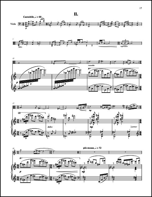 Sonata for Viola & Piano - Click Image to Close