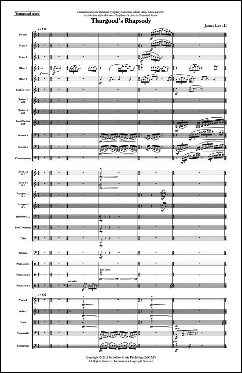 Thurgood's Rhapsody for Orchestra - Click Image to Close