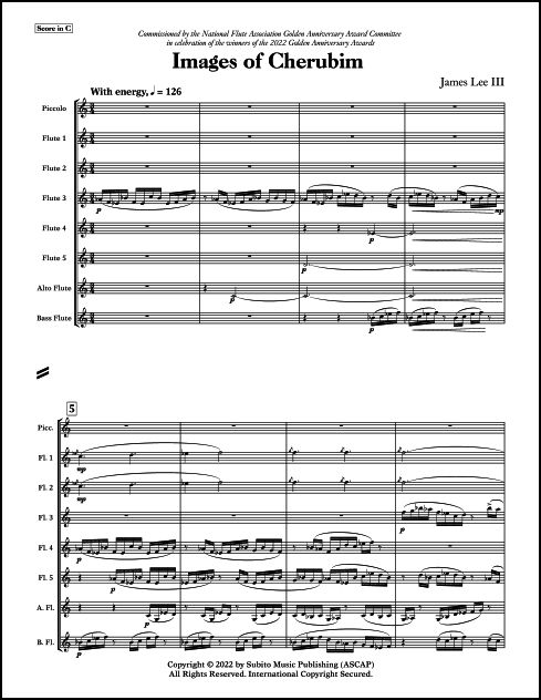 Images of Cherubim for Flute Ensemble - Click Image to Close
