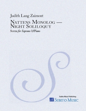 Nattens monolog - Night Soliloquy scena for soprano & piano - Click Image to Close