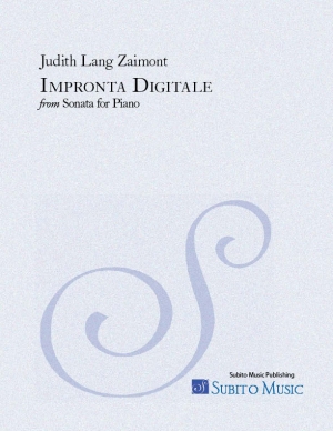 Impronta Digitale from SONATA for piano