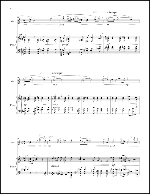 Serenade for violin & piano