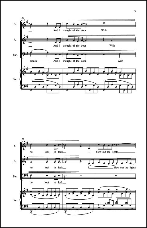 Lockless Door, The for for Soprano Solo, SABar Chorus, Piano & Organ (opt.) - Click Image to Close