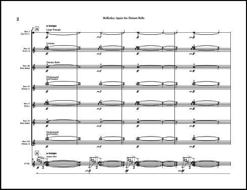 Again the Distant Bells for Vibraphone/Marimba & 7 Percussion