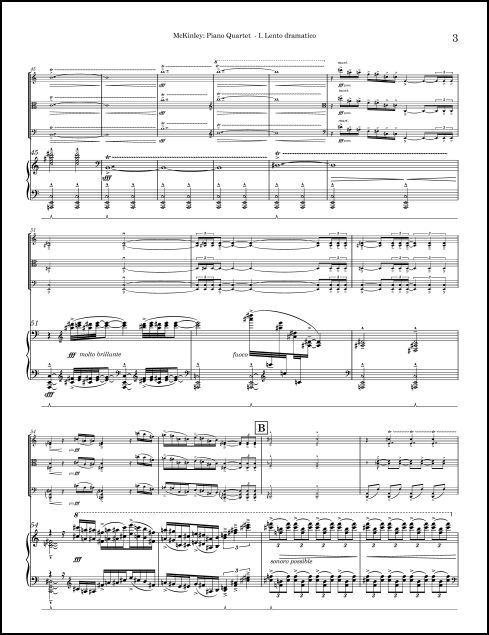 Piano Quartet for Violin, Viola, Violoncello & Piano - Click Image to Close