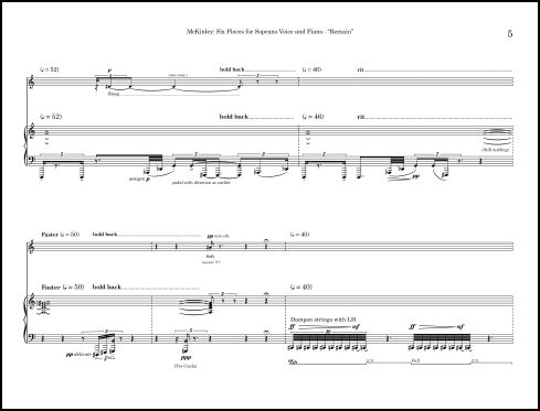 Six Pieces for Soprano & Piano - Click Image to Close