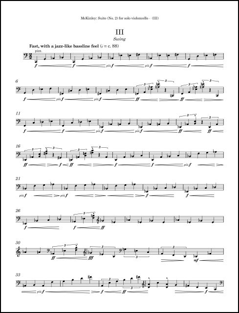 Suite (No. 2) for Solo Violoncello - Click Image to Close
