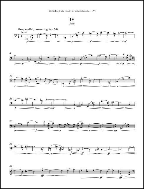 Suite (No. 2) for Solo Violoncello