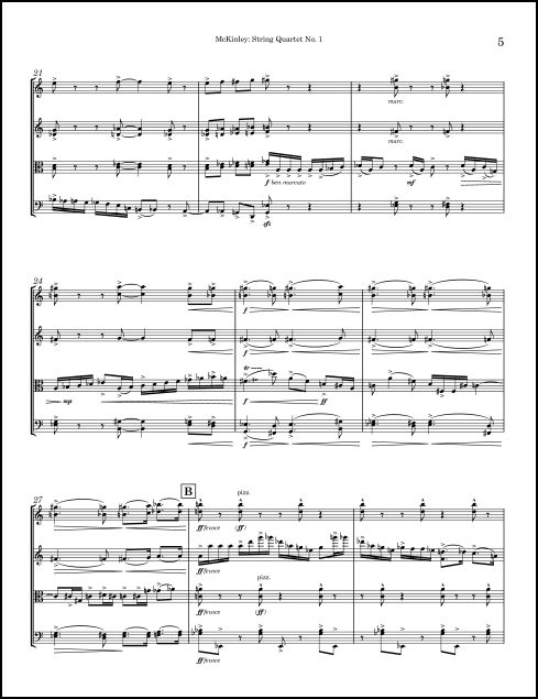 String Quartet No. 1 for String Quartet - Click Image to Close