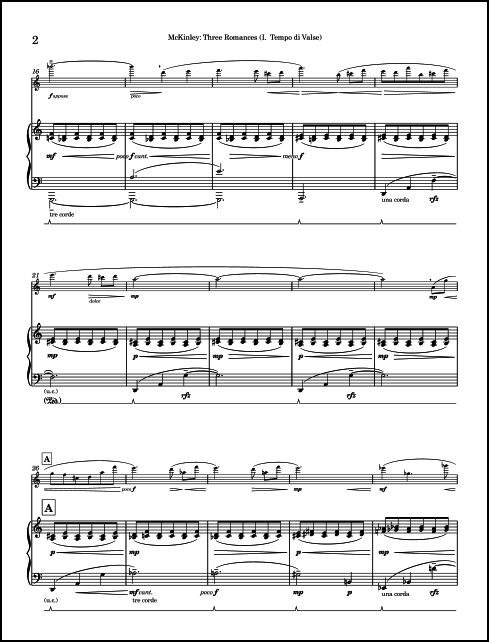 Three Romances for Flute & Piano - Click Image to Close