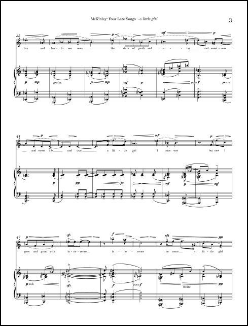 Four Late Songs for Soprano & Piano - Click Image to Close