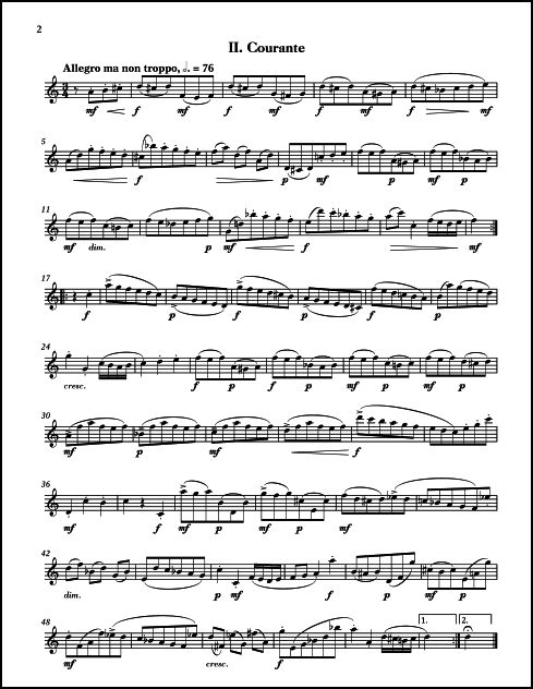Baroque Suite for Flute (or Oboe) for Flute (or Oboe) - Click Image to Close