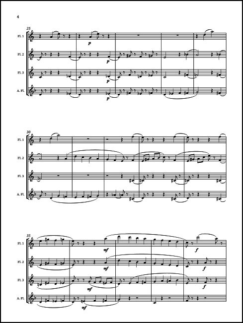 Little Overture for Flute Quartet - Click Image to Close