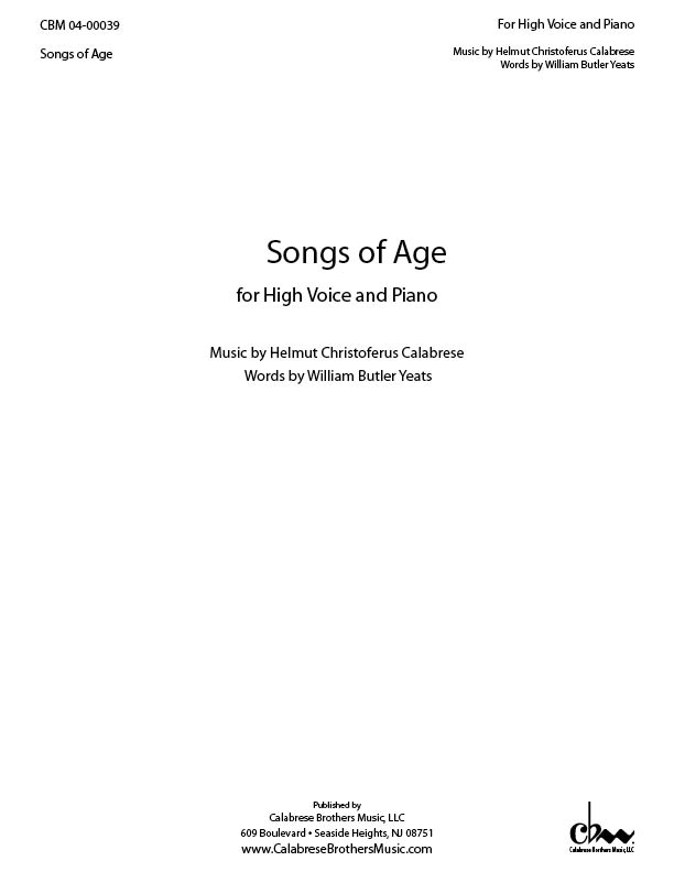 Songs of Age for Voice & Piano
