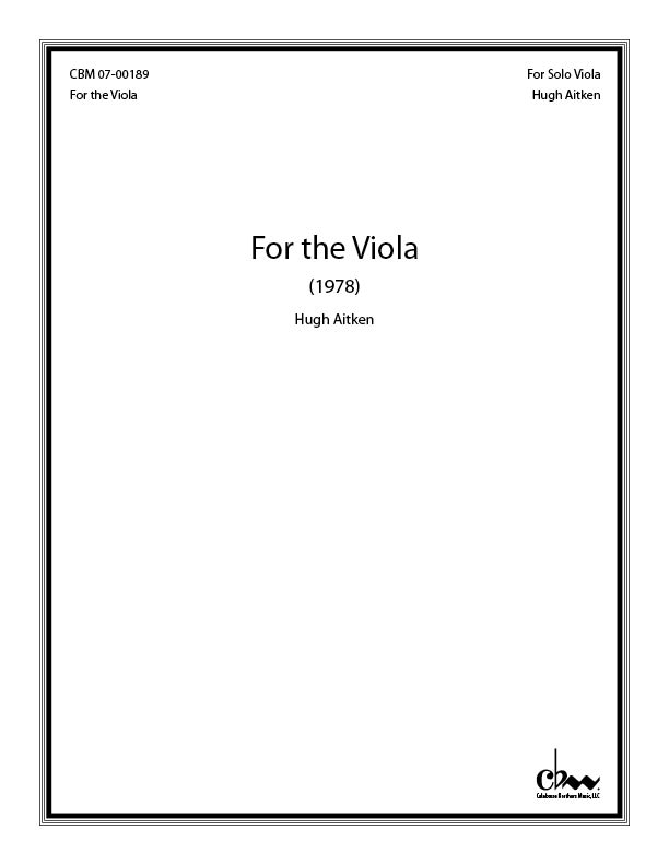 For the Viola for Viola