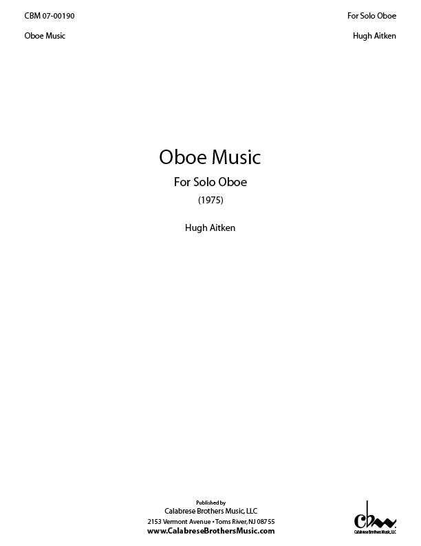 Oboe Music for Oboe