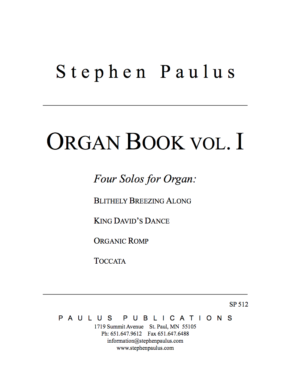 Organ Book - Vol. I Four Solos for Organ
