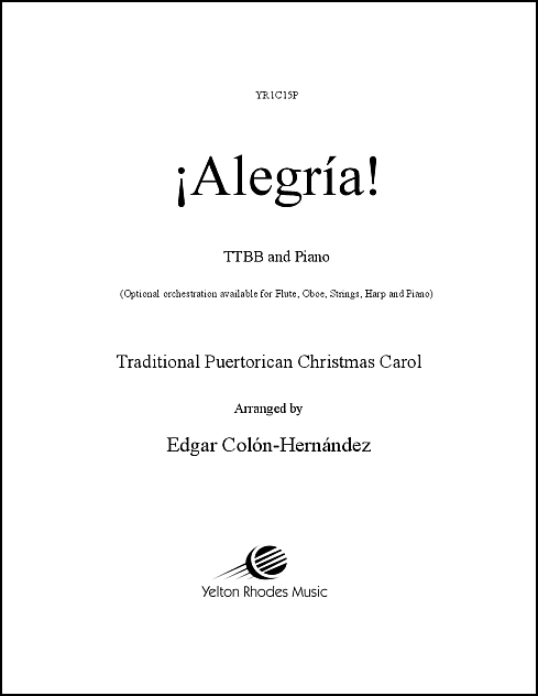Alegria for TTBB & piano