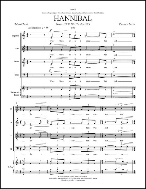 Hannibal for SATB - Click Image to Close
