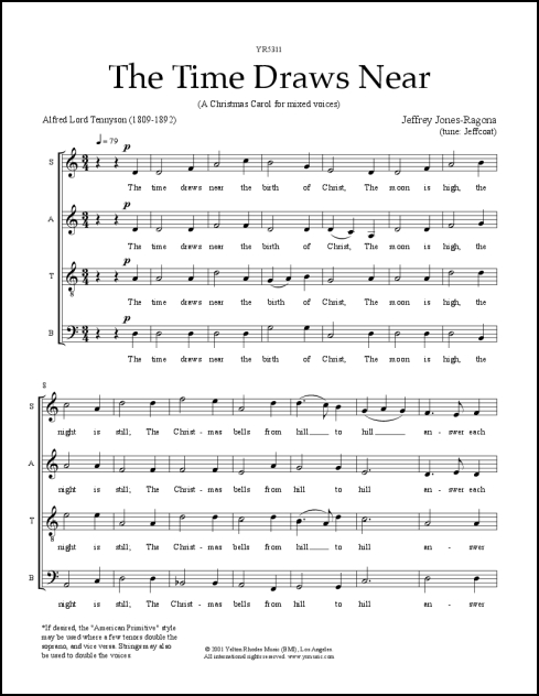 Time Draws Near, The for SATB