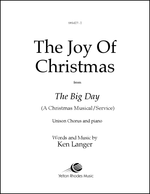 Big Day, The for Unison chorus & piano