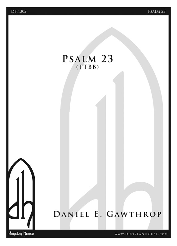 Psalm 23 for TTBB Chorus a cappella