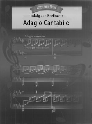 Adagio Cantabile (from Sonata No. 8 Pathetique for Piano - Click Image to Close